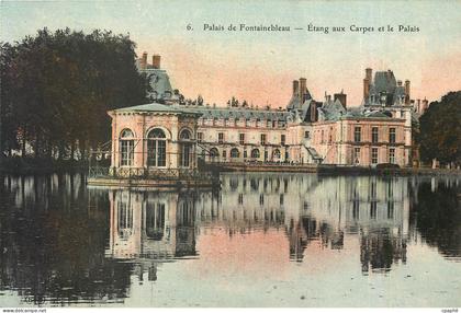 CPA Palais de Fontainebleau-Etang aux Carpes et le Palais