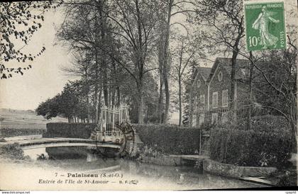 CPA Palaiseau Entree De I'Ile De St Amour