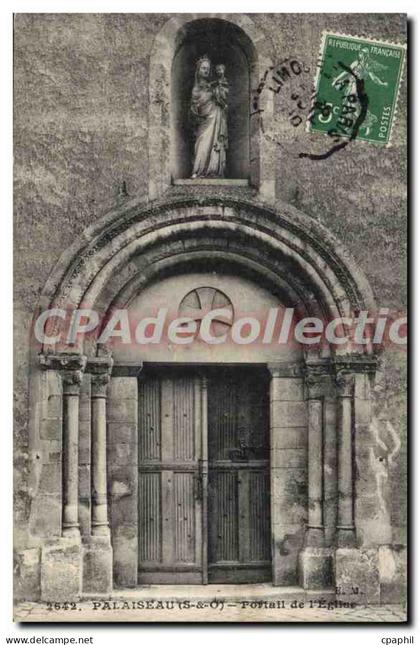 CPA Palaiseau Portail De I'Eglise