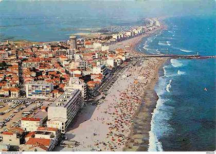 Carte Postale - 34 - Palavas les Flots - Ses Plages - Vue aérienne - Flamme Postale de Palavas les Flots - CPM - Voir Sc