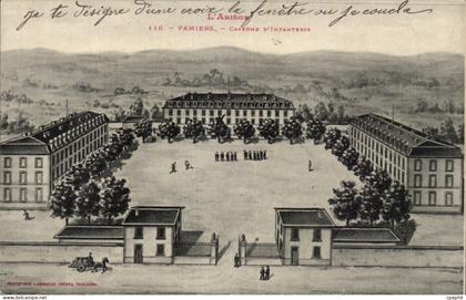Pamiers - Caserne d'Infanterie - CPA