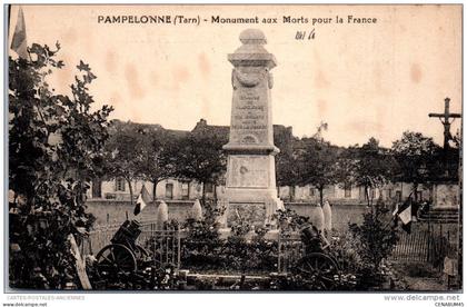 81 PAMPELONNE - le monument aux morts
