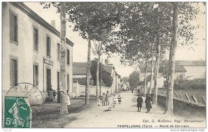 Tarn- Pampelonne -Route de Carmaux.