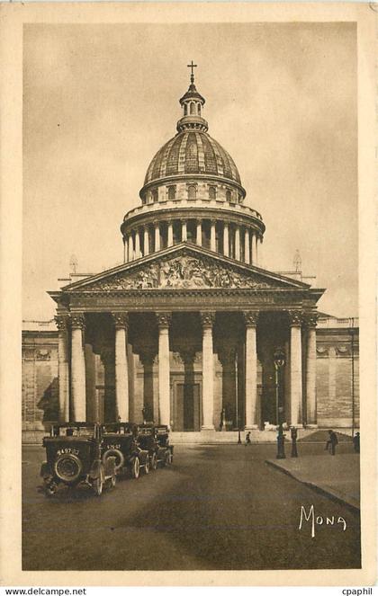 CPA LES PETITS TABLEAU DE PARIS-Le pantheon Automobile