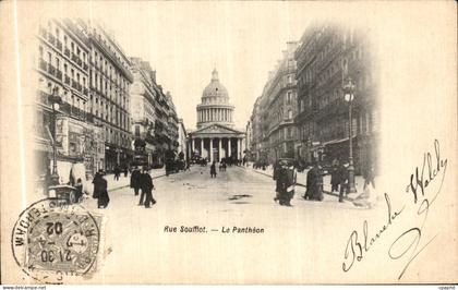 CPA Rue Souffiot Le Pantheon