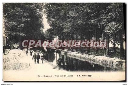 CPA Pantin Vue Sur Le Canal