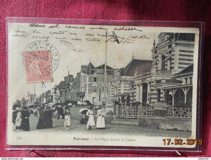 CPA - Paramé - La Digue devant le Casino