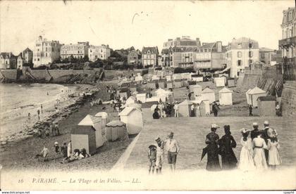 CPA Parame La Plage et les Villes