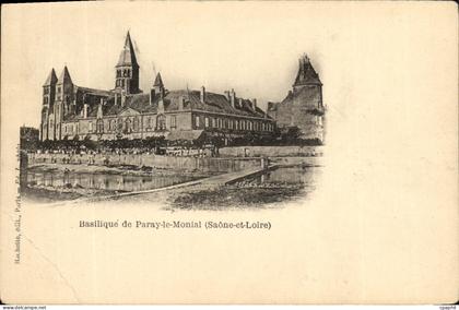 CPA Paray le Monial Basilique