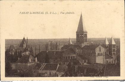 CPA Paray Le Monial Vue Generale