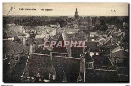 Paray le Monial CPA Vue generale
