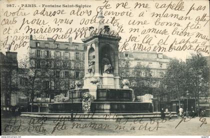 CPA Paris Fontaine Saint Sulpice