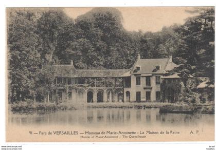 POSTAL  - PARIS  -FRANCIA  -  PARQUE DE VERSALLES-CASA DE MARIE-ANTOINETTE (PARC DE VERSAILLES-LA MAISON DE LA REINE )