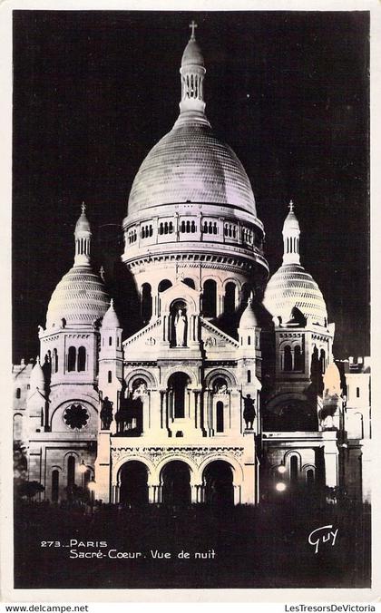 [-5%] Paris -  Sacré coeur vue de Nuit - Guy