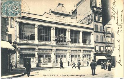 Carte postale ancienne de PARIS ( Les FOLIES BERGERE)