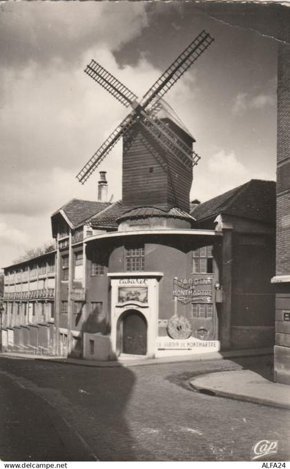 CARTOLINA VIAGGIATA PARIS LE MOULIN DE LA GALLETTE FRANCIA (KP1594