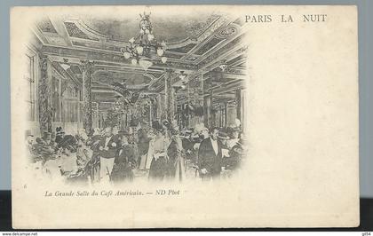 Paris  la nuit  -   la grande salle du café américain - obf1807