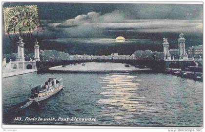 Paris la nuit - Pont Alexandre