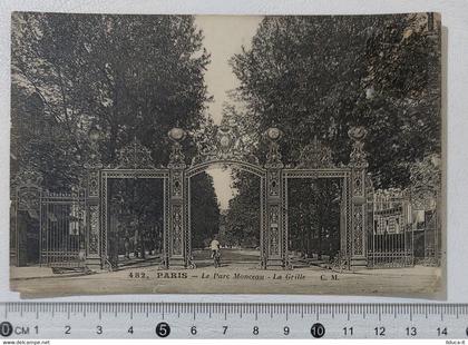 I122103 Cartolina Francia - Paris - Parc Monceau - La Grille