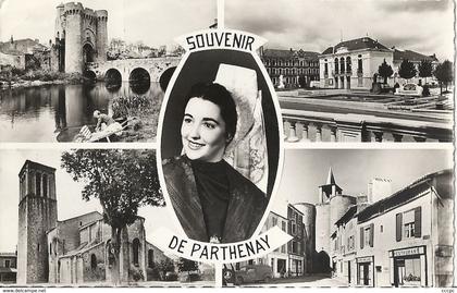 CPSM Parthenay vues multiples et Coiffe