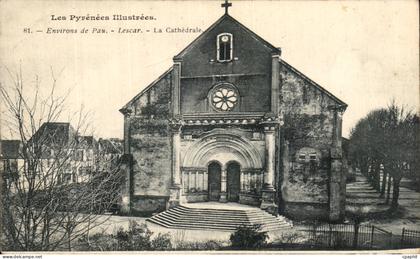 CPA Environs De Pau Lescar La Cathedrale