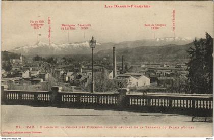 CPA Pau Bizanos et la Chaine des Pyrenees FRANCE (1124370)