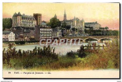 CPA Pau vue prise de Jurancon