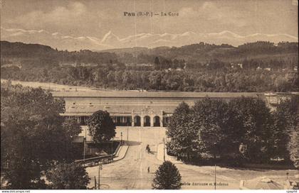 Pau CPA La gare