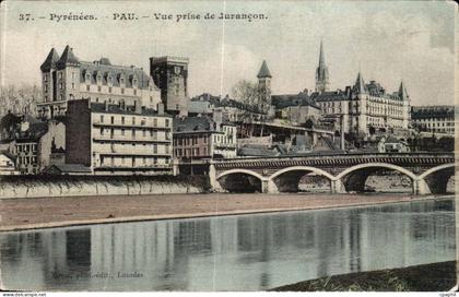 Pau CPA Vue prise du Jurancon