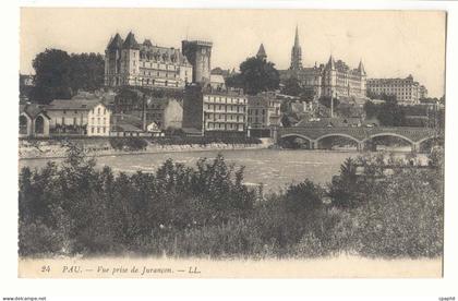 Pau CPA Vue prise du Jurancon