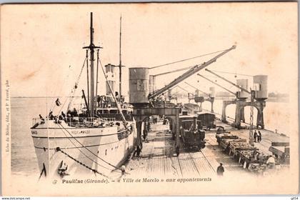 PAUILLAC ( GIRONDE ) VILLE DE MACEÎO " AUX APPONTEMENTS  - LBE 330