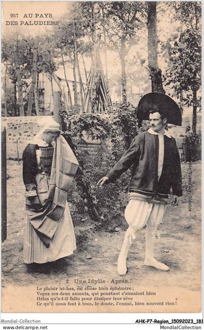 AHKP7-0644 - REGION - PAYS DE LA LOIRE - A PAYS DES PALUDIERS - Une idylle - Apres /B