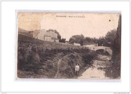 13 PELISSANNE Bords de la Touloubre, animée, ed LA, 1906