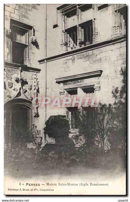 Pernes - Maison Saint Montan - CPA