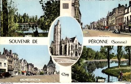 CPSM Souvenir de Peronne