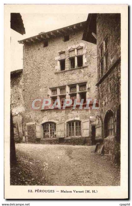CPA Perouges Maison Vernet