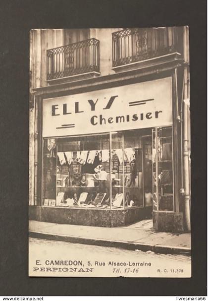 Carte photo Perpignan magasin 5 rue Alsace lorraine