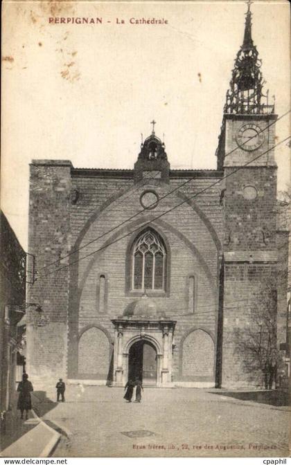 Perpignan - La Cathedrale - CPA