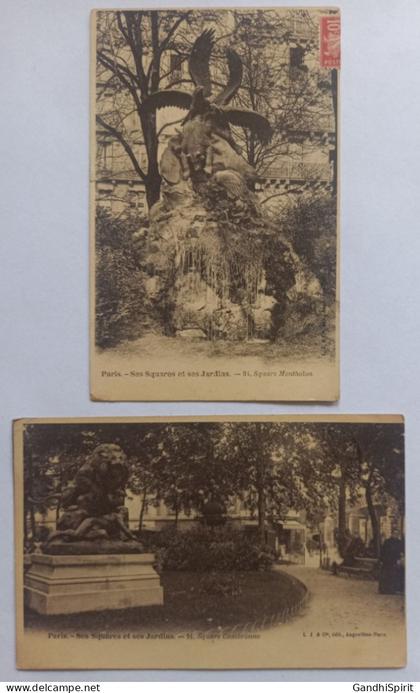 Paris - série Ses Squares et ses Jardins - Square Cambronne & Montholon - LJ & Cie éditeur