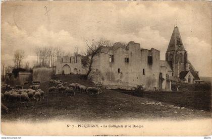 CPA Picquigny la Collegiale et le Donjon (1498166)