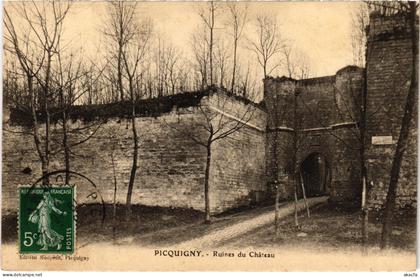 CPA Picquigny Ruines du chateau (1498169)
