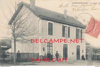 87 // PIERRE BUFFIERE   la gare
