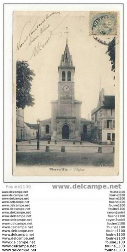 carte de pierrefitte sur seine  l' église