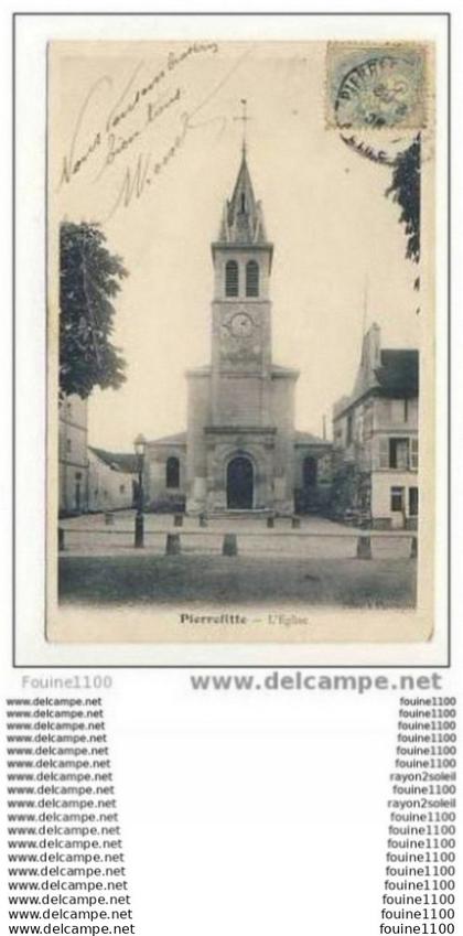 carte de pierrefitte sur seine  l' église