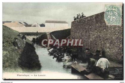 CPA Pierrelaye Le Lavoir Lavandieres TOP
