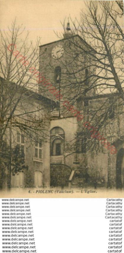 84.  PIOLENC .  L'Eglise .
