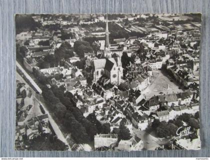 Cpa Pithiviers (45) vue aérienne