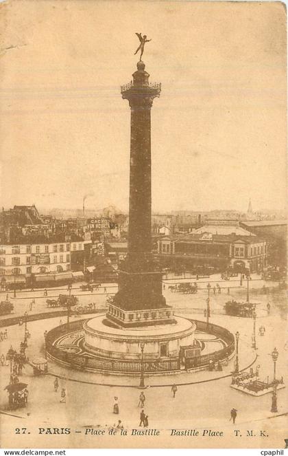 CPA Paris place de la bastille