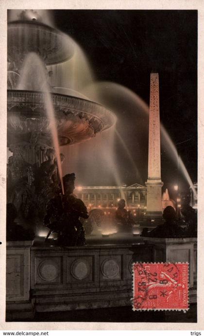 Paris (la Nuit) - Place de la Concorde