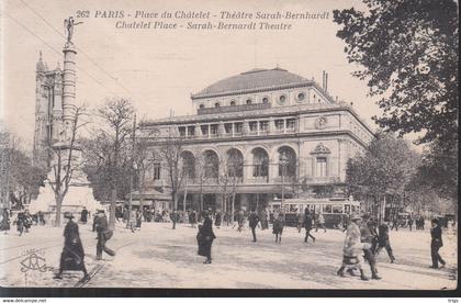 Paris - Place du Châtelet, Théâtre Sarah Bernhardt